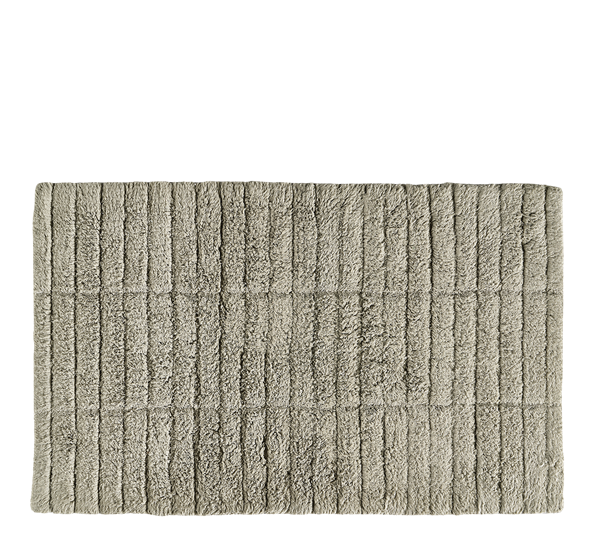 Singles badematte Tiles eucalyptus green 50x80 cm fra Zone