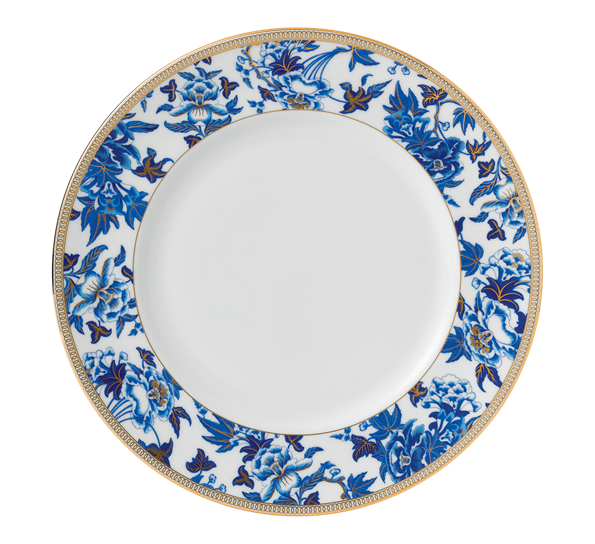 Hibiscus tallerken flat floral 27 cm fra Wedgwood