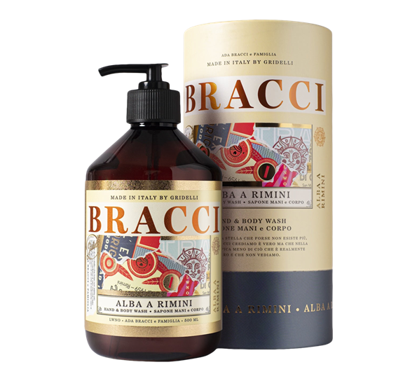 <p>Alba a Rimini hånd- og kroppssåpe 500 ml Bracci</p>
