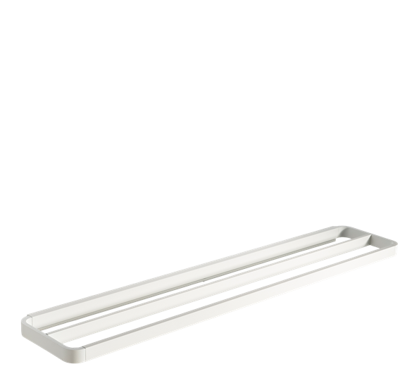 Rim dobbel håndklestang 70x12,5x2,6 cm hvit fra Zone