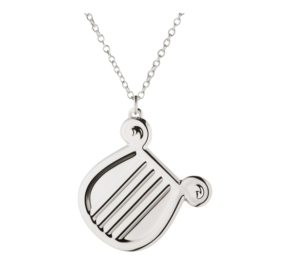 <p>CC 2026 ornament harpe&nbsp;palladium Georg Jensen</p>
