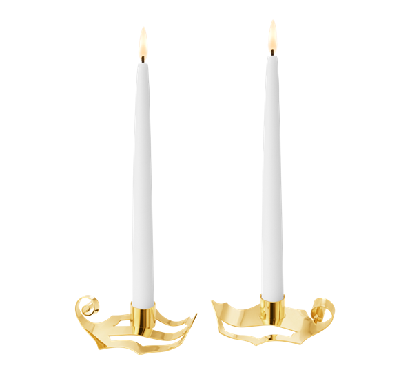 CC 2026 lysestaker 2-pk gull Georg Jensen