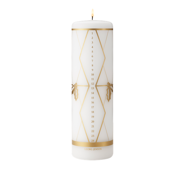 CC 2026 kalenderlys gull  Georg Jensen