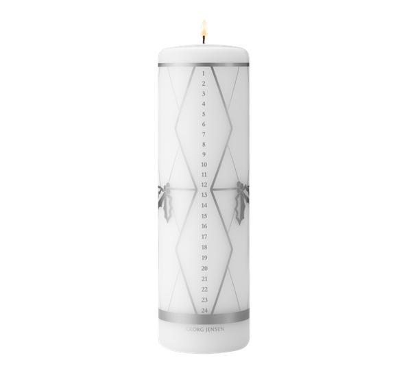CC 2026 kalenderlys sølv Georg Jensen