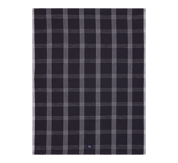 <p>Checked kjøkkenhåndkle 50x70 cm sort Lexington</p>