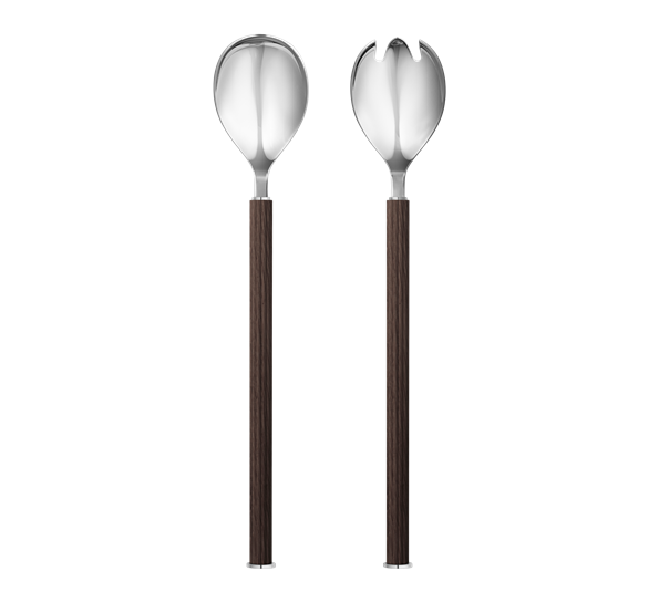 Bernadotte salatsett tre og stål fra Georg Jensen