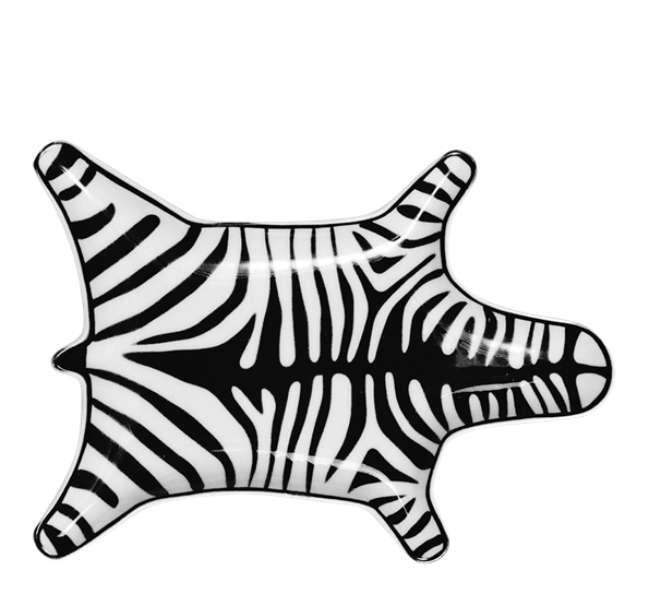 Zebra fat sort og hvitt fra Jonathan Adler