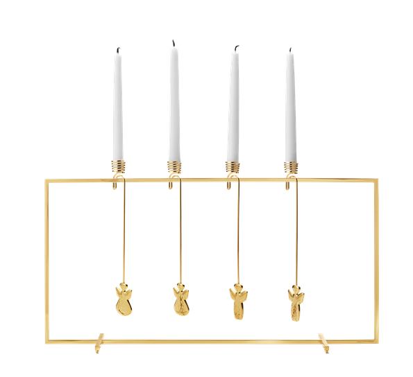 Juledisplay forgylt fra Georg Jensen