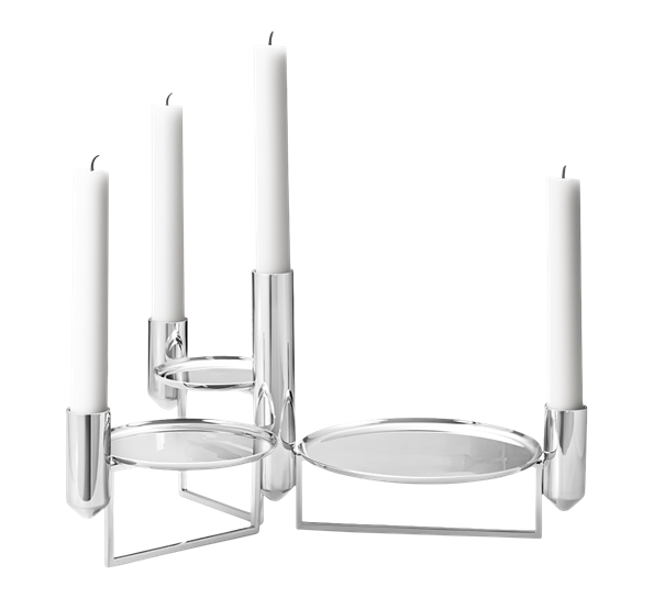 Tunes lysestake centerpiece fra Georg Jensen