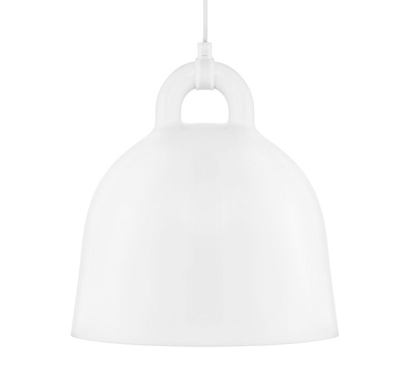 Bell lampe liten hvit fra Normann Copenhagen