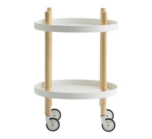 Block bord rundt hvit fra Normann Copenhagen