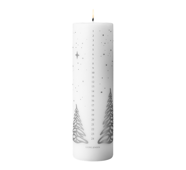 CC 2023 kalenderlys sølv fra Georg Jensen