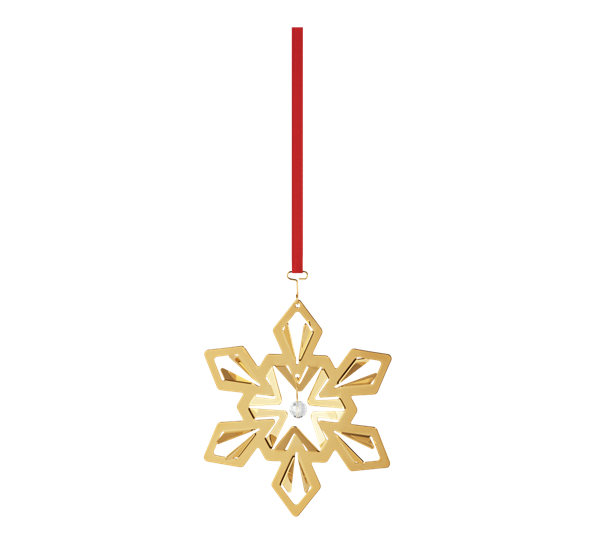 CC 2024 juleornament snøfnugg gull fra Georg Jensen