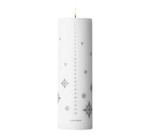 CC 2024 kalenderlys sølv fra Georg Jensen