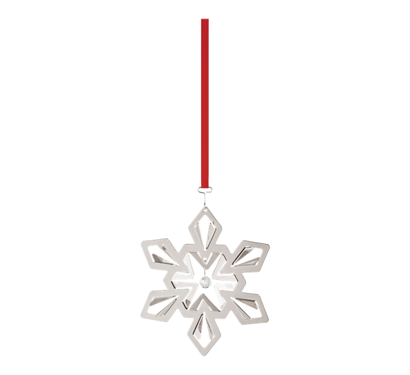 CC 2024 juleornament snøfnugg palladium fra Georg Jensen
