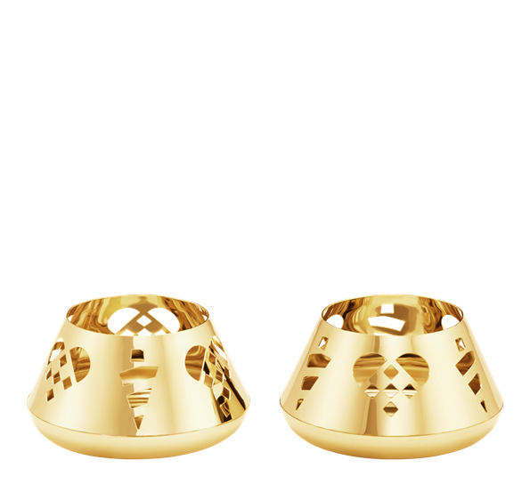 CC 2025 telysestaker 2-pk gull fra Georg Jensen