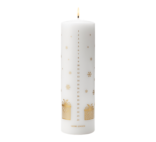 CC 2025 kalender lys gull fra Georg Jensen