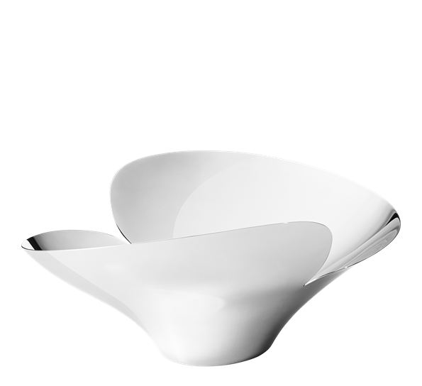 Bloom Botanica skål 35 cm stål fra Georg Jensen