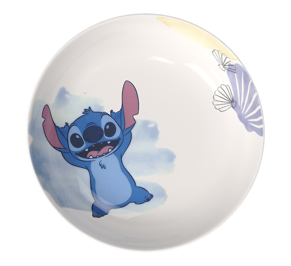 Disney Stitch suppetallerken 18,7 cm 3,7 dl hvit blå Villeroy & Boch
