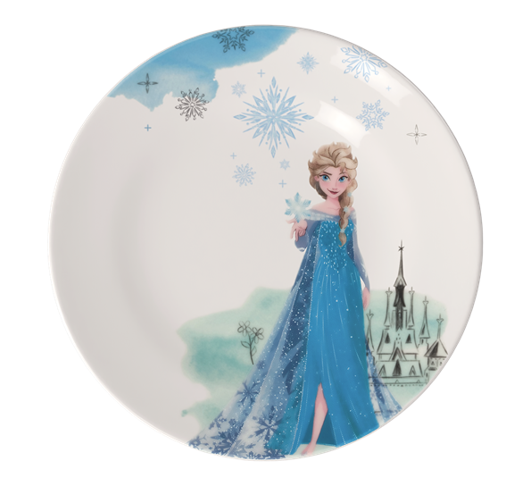 Disney Frozen asjett 21,5 cm hvit blå Villeroy & Boch