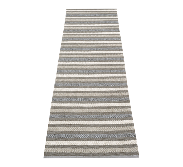 Grace matte charcoal 70x280 cm fra Pappelina