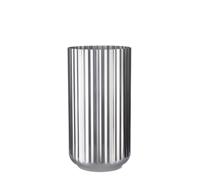 Lyngbyvase stål 20,5 cm