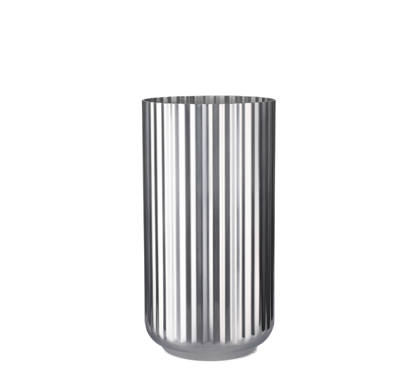 Lyngby vase 20,5 cm stål rustfritt stål Lyngby Porcelæn