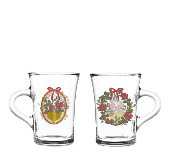 2025 jule hotdrink-glass 23 cl 2-pk Holmegaard