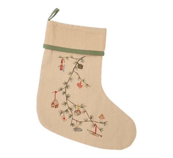 <p>Hammershøi Christmas julestrømpe sand Kähler</p>