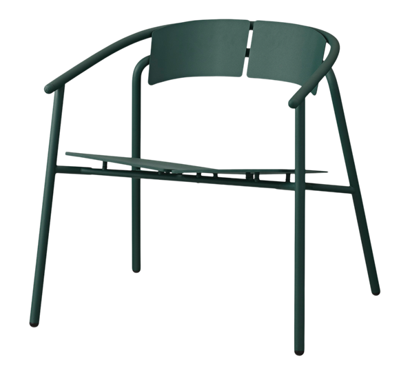 Novo lounge stol med armlen forest H72 cm fra AYTM
