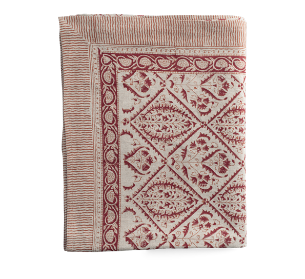 Jaipur linduk 150x230 cm rød Chamois