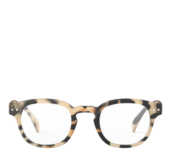 Square lesebrille C light tortoise +1 fra Izipizi