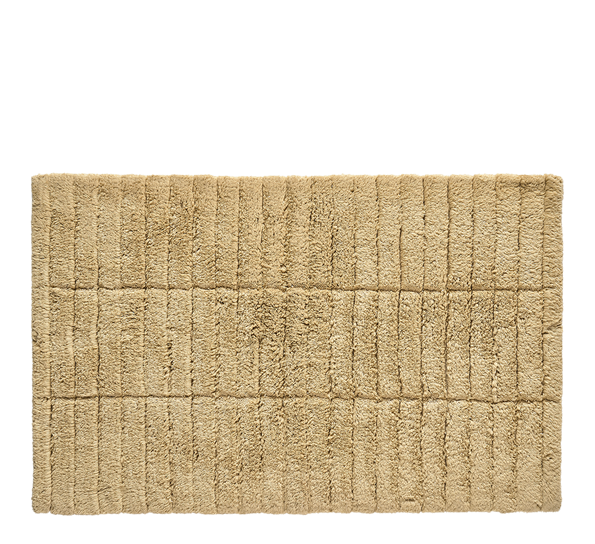 Singles badematte tiles warm sand 50x80 cm fra Zone