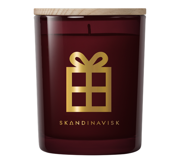 <p>Jul duftlys med lokk 200g golden special edition Skandinavisk</p>
