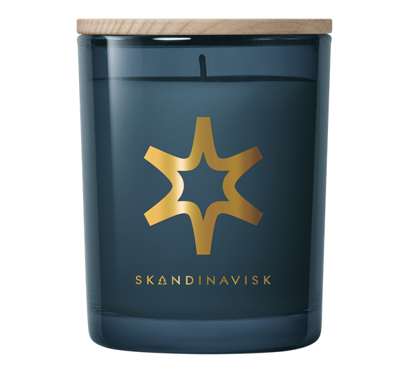 <p>Stjärna duftlys 200g golden special edition Skandinavisk</p>
