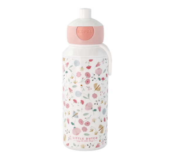Campus drikkeflaske pop-up Flowers & Butterflies 40 cl fra Mepal
