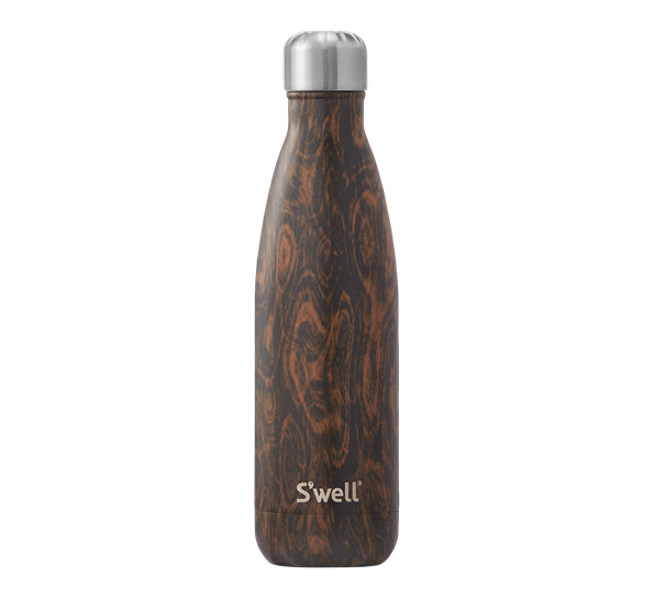 Drikkeflaske 5dl Wood wengewood fra S`well