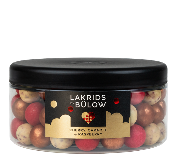 <p>WE mixed Cherry Sour Cassic Crispy Raspberry lakris stor 515g Lakrids By Johan Bülow</p>
