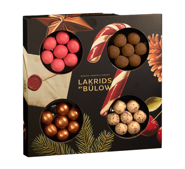 WE lakris selection box vinter 2026 liten 165g Lakrids By Johan Bülow