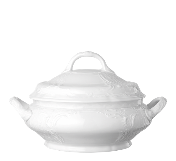 Sanssouci Hvit lokkfat 1,5 liter fra Rosenthal