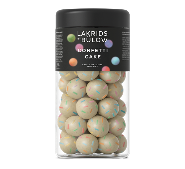 Celebration confetti cake 270g Lakrids By Johan Bülow