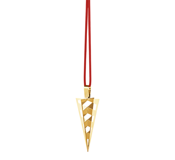 CC 2025 juleornament kremmerhus gull fra Georg Jensen