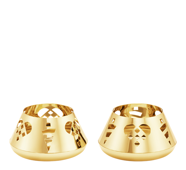 CC 2025 telysestaker 2-pk gull fra Georg Jensen