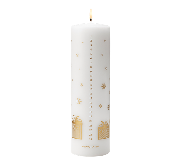 CC 2025 kalender lys gull fra Georg Jensen