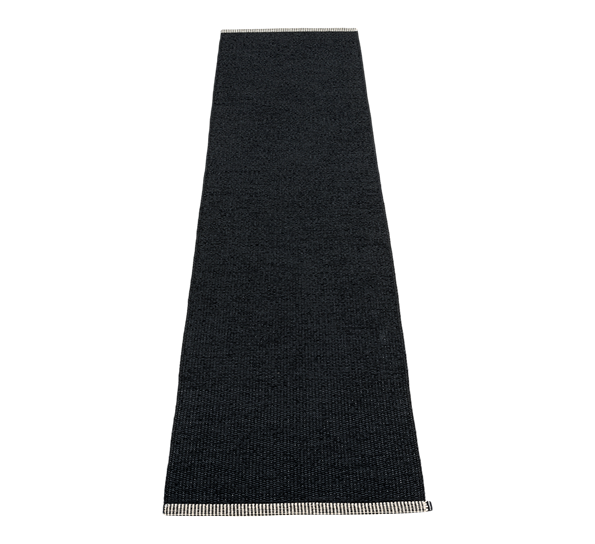 Mono matte sort 70x300 cm fra Pappelina
