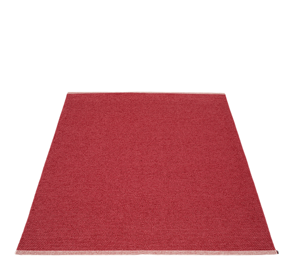 Mono matte blush mørk rød 230x320 cm fra Pappelina