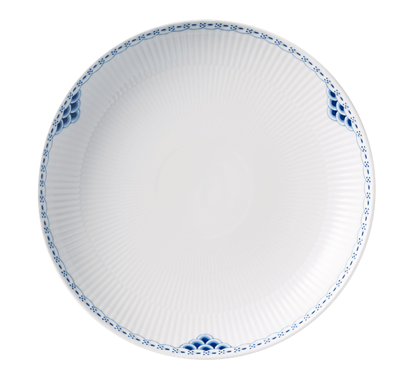Prinsesse tallerken uten kant 25 cm fra Royal Copenhagen