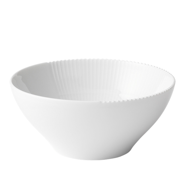 White Elements dessertskål 13 cm fra Royal Copenhagen