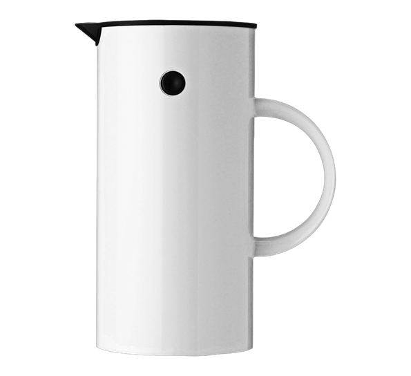 EM 77 termokanne 0,5 l hvit fra Stelton