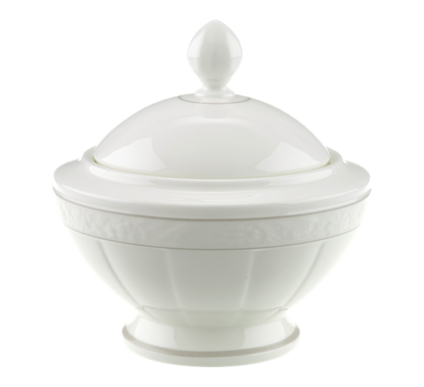 Gray Pearl sukkerskål med lokk 35 cl fra Villeroy & Boch